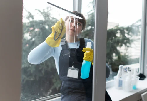 Nettoyage de vitres intérieures et extérieures à Chey